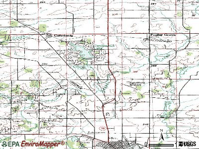 Timberlane topographic map