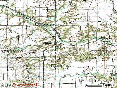 Tiskilwa topographic map