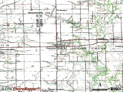 Trenton topographic map