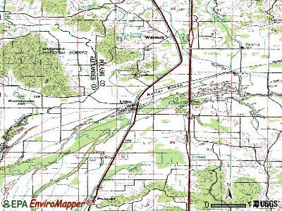 Ullin topographic map