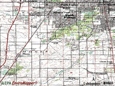 University Park topographic map