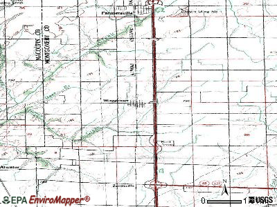 Waggoner topographic map