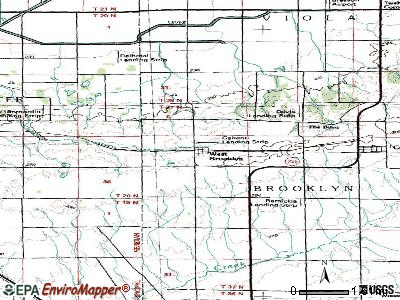 West Brooklyn topographic map
