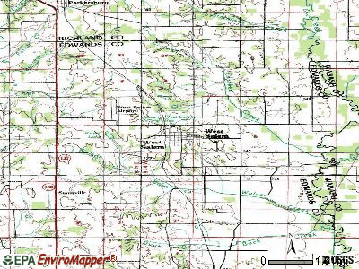 West Salem topographic map