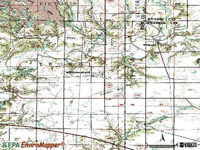 Williamsfield topographic map