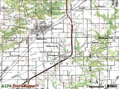 Williamson topographic map