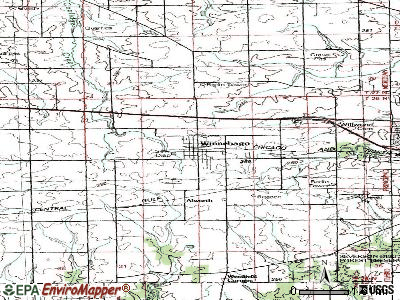 Winnebago topographic map
