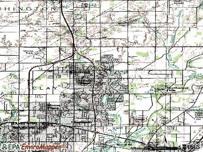Carmel topographic map