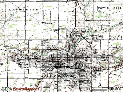 Country Club Heights topographic map