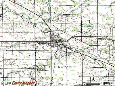 Decatur topographic map