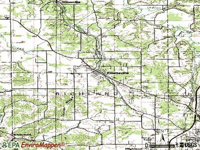 Ellettsville topographic map