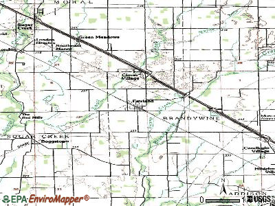 Fairland topographic map