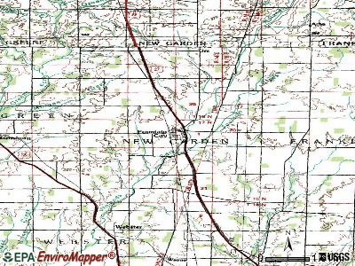 Fountain City topographic map