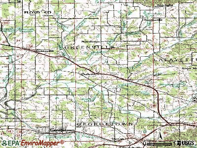 Galena topographic map