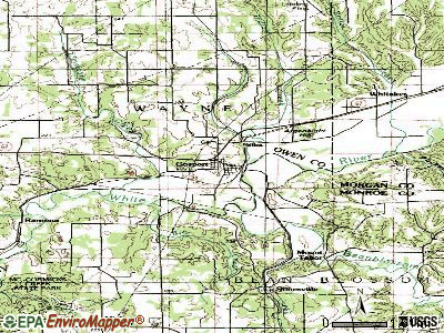 Gosport topographic map