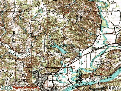 Hidden Valley topographic map