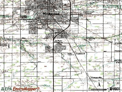 Indian Heights topographic map