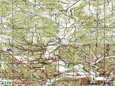 Laurel topographic map
