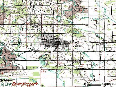 Leavenworth topographic map