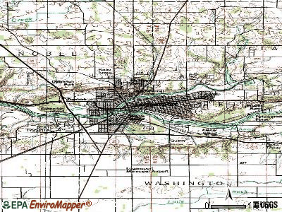 Logansport topographic map