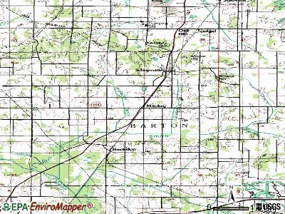 Mackey topographic map