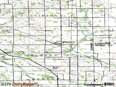 Millersburg topographic map