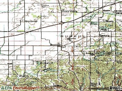 Monrovia topographic map