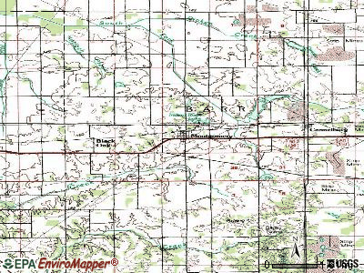 Montgomery topographic map