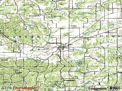Morgantown topographic map