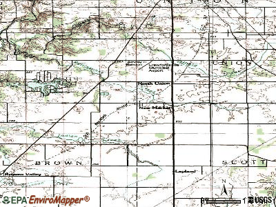 New Market topographic map