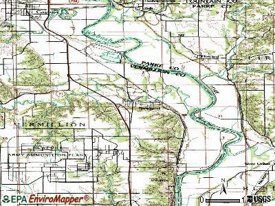 Newport topographic map