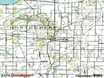 Owensville topographic map