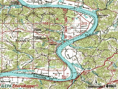 Patriot topographic map