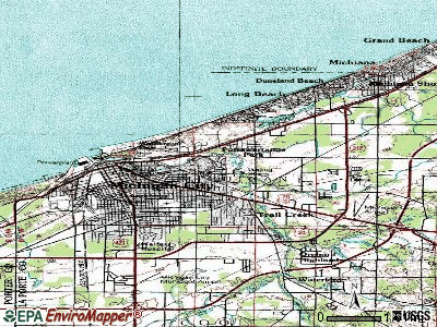 Pottawattamie Park topographic map
