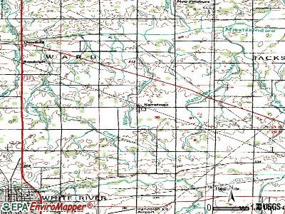 Saratoga topographic map