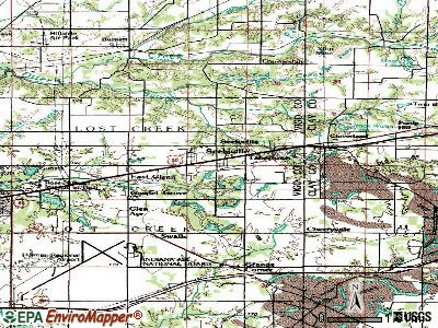 Seelyville topographic map