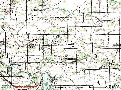 Selma topographic map