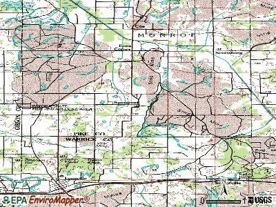 Spurgeon topographic map