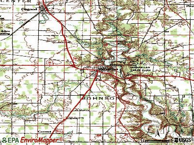 Versailles topographic map