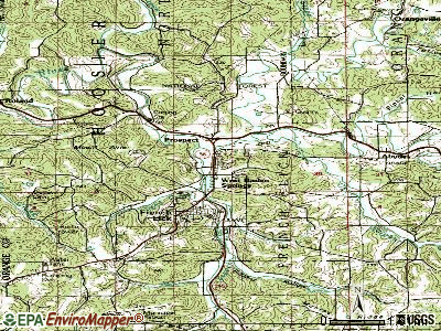 West Baden Springs topographic map
