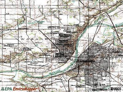 West Lafayette topographic map
