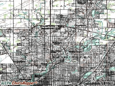 Williams Creek topographic map