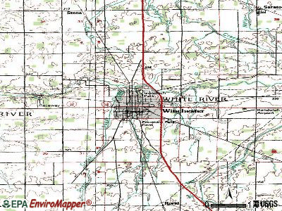 Winchester topographic map
