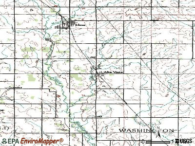 Alta Vista topographic map