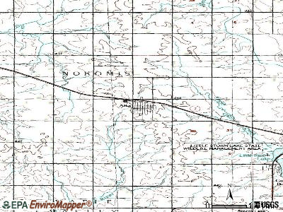 Anamosa topographic map
