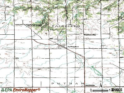 Arlington topographic map