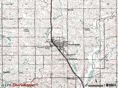 Audubon topographic map
