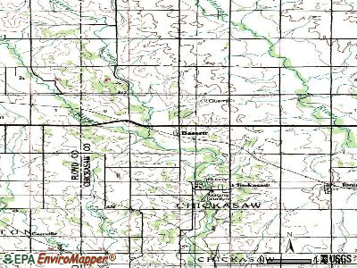Bassett topographic map