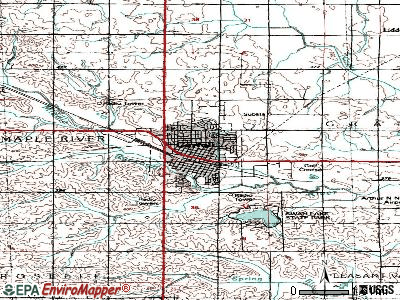 Carroll topographic map