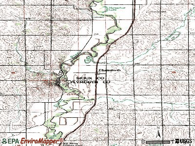 Chatsworth topographic map